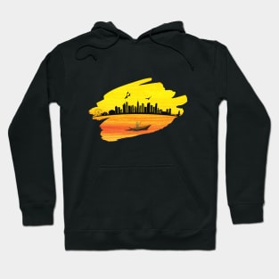 Beach Canoe Hoodie